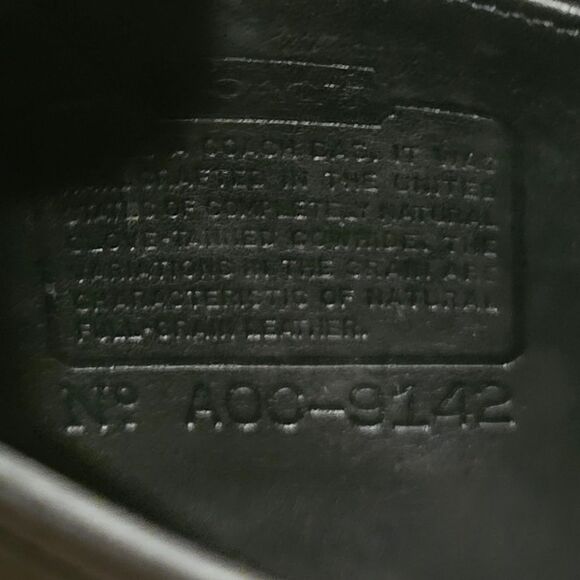 COACH Vintage Mini Hippie Flap Crossbody Bag - Black Leather A0C-9142 - Picture 8 of 8